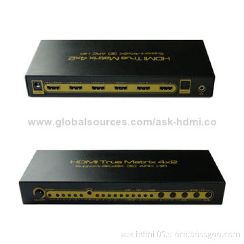 4K 4*2 HDMI Matrix Routers